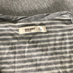 Old Navy Sweaters - Grey and white striped cardigan Old Navy Sweaters - Grey and white striped cardigan